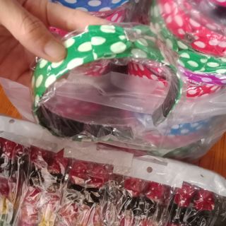 Bờm tóc nơ chấm bi cho bé