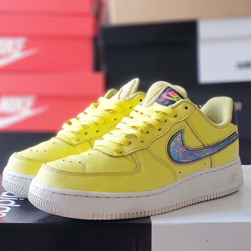 Giày Nike Air Force 1 Low Yellow Pulse, size 40, real 2hand