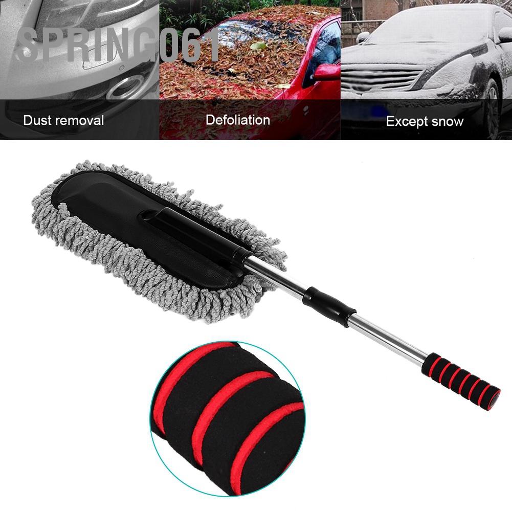 Spring061 Bàn chải làm sạch ô tô ZTB cửa sổ Duster có thể mở rộng thu vào Sáp bụi rửa được Kéo