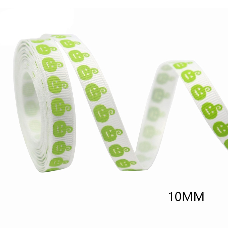 Cuộn Dây Ruy Băng Bằng Vải Tuyn In Họa Tiết Halloween