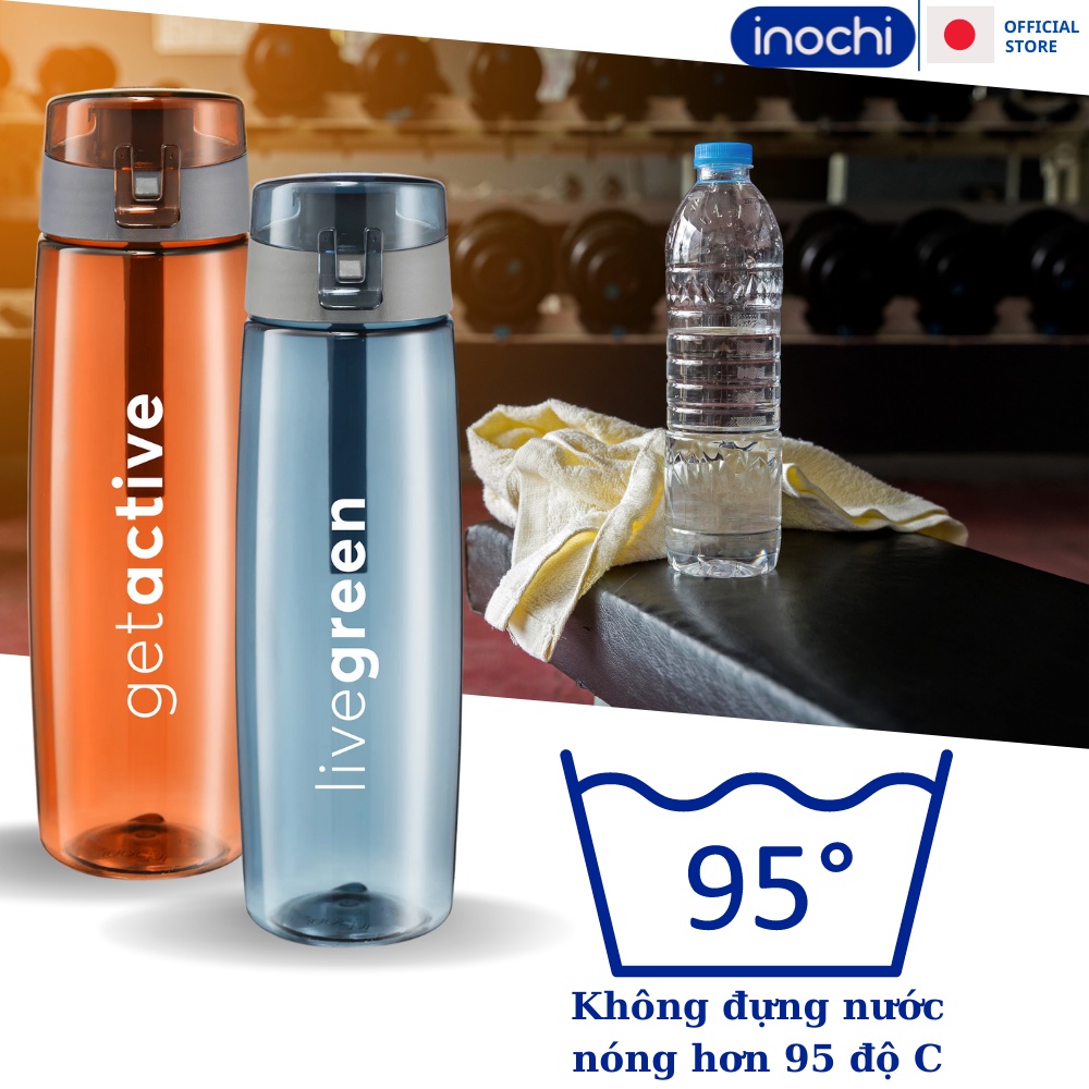 Bình nước thể thao Kita Active 700ml inochi tập gym
