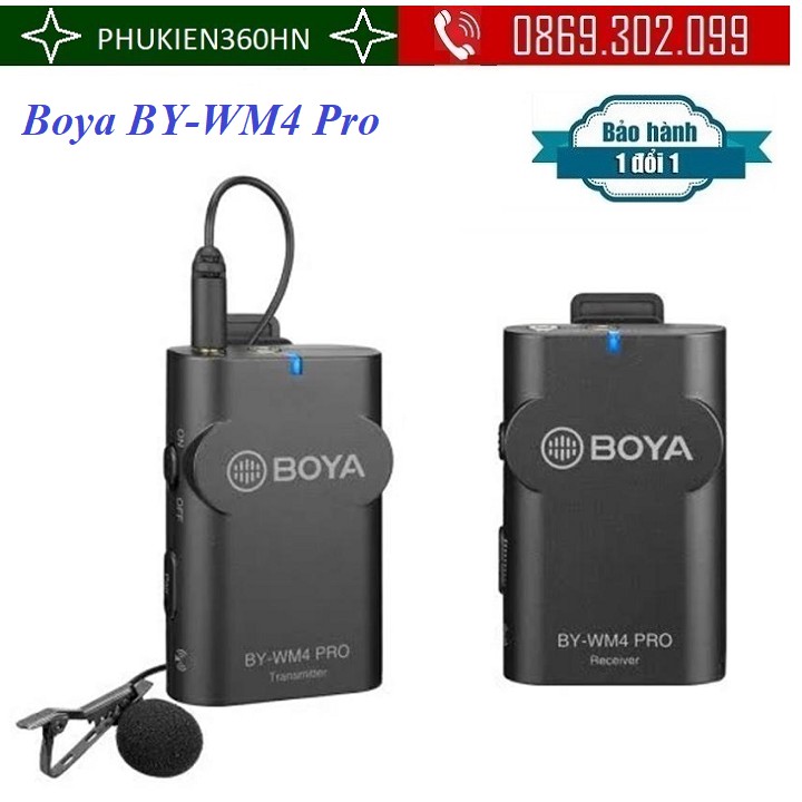 Boya BY-WM4 Pro micro không dây chất lượng