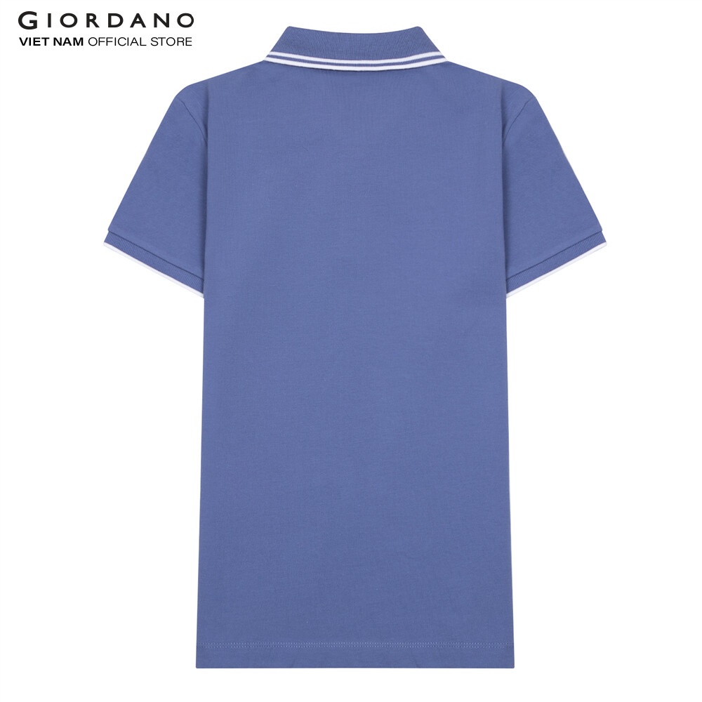 Áo Thun Có Cổ Polo Nữ Trơn Giordano 05311018