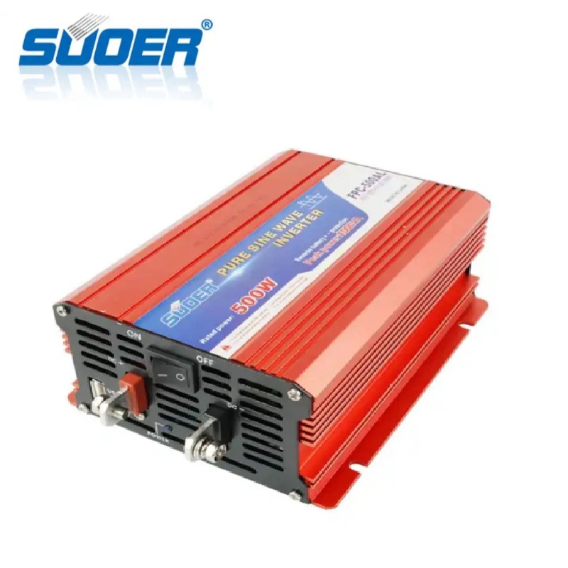 Bộ đổi điện inverter Suoer 12v-24v sang 220v sine chuẩn 300w và 500w FPC-300AL FPC-500AL FPC-500BL