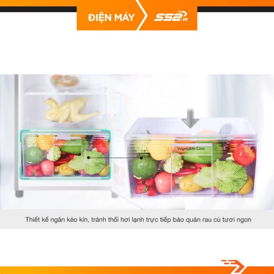 Tủ lạnh Panasonic Inverter 170 lít NR-BA190PPVN - Bảo Hành Chính Hãng