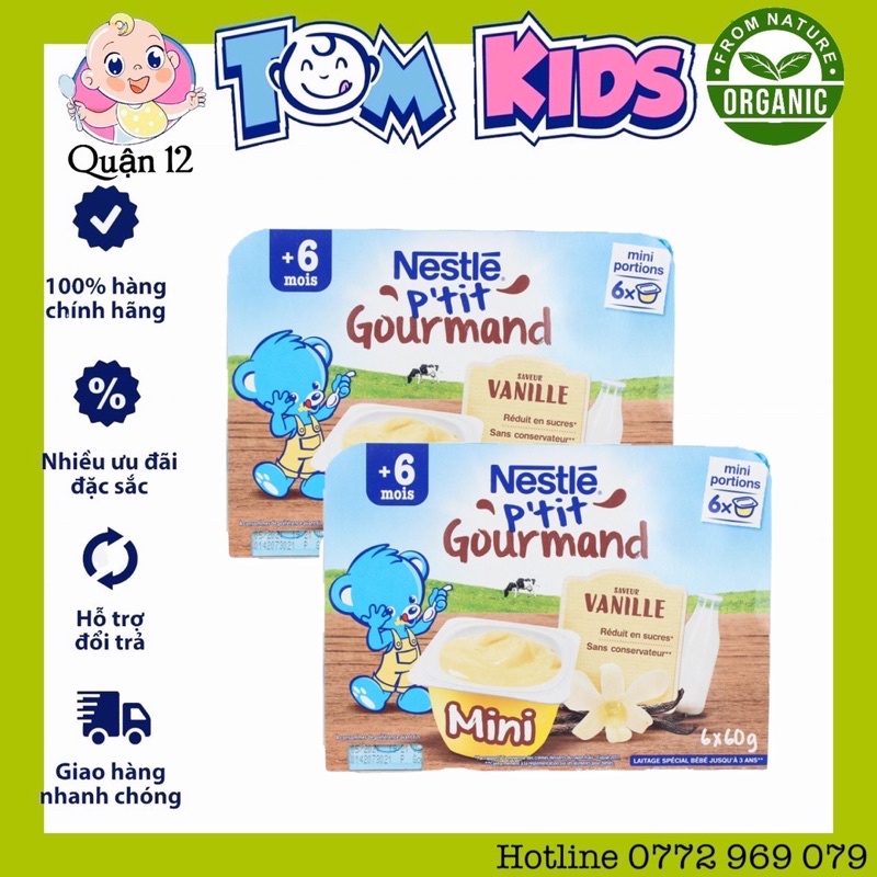 Date 11/2023[CHUẨN HÀNG AIR ] Váng Sữa Nestle PHÁP 6M+