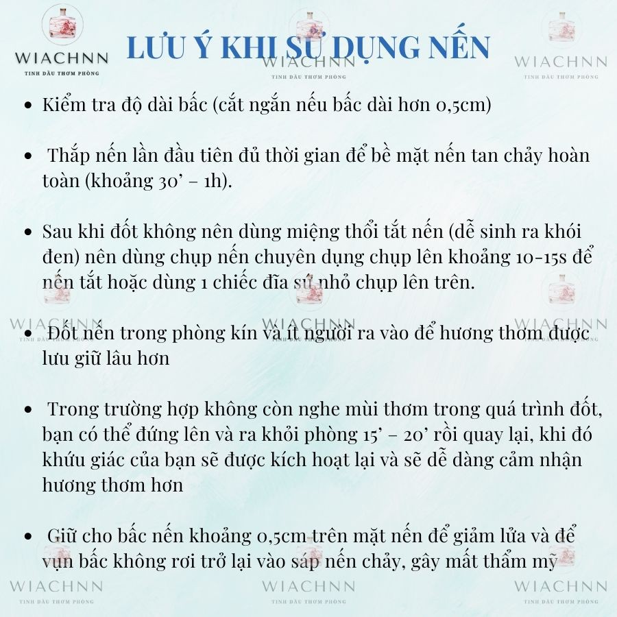 Nến Thơm Tinh Dầu Thơm Phòng Menahem Thư Giãn Không Khói Mùi Hương Hoa Hương thơm Thanh Mát Cao Cấp