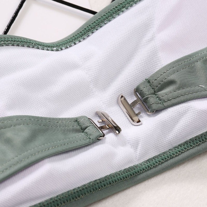 Bộ đồ tắm gồm áo ngực không dây nâng ngực và quần lót thời trang gợi cảm cho nữ