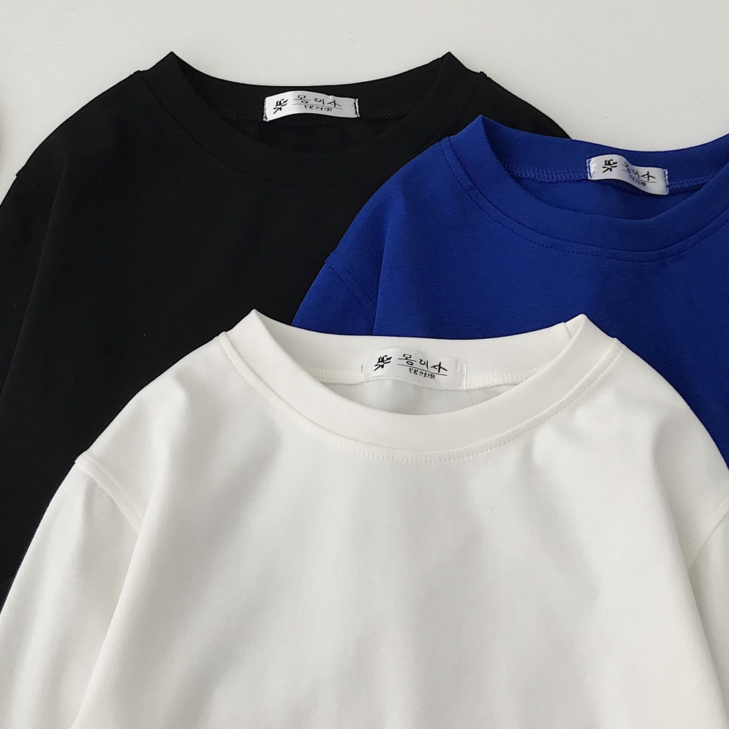 Áo Croptop Nữ Tay Dài OXEN JEM CLOSET chất bo gân nhiều màu 10408