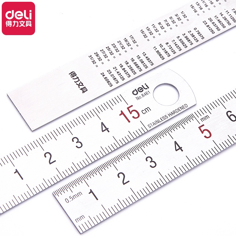 Thước Đo Lường Bằng Thép Không Gỉ Độ Dày Cao 15 CM 20 CM 30 CM