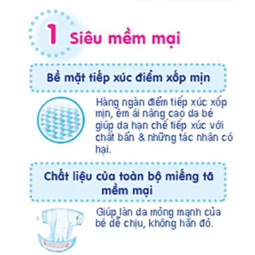 Bỉm Merries Nội Địa Nhật Bản NB96/ S88/ M68/ L58/ XL44/ XXL28, Tã Merries Cho Bé Siêu Thấm Hút