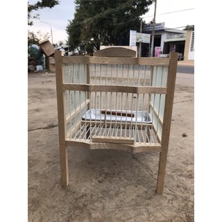 lồng tắm gỗ chim chào mào