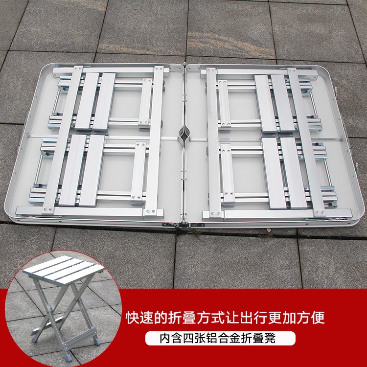 Bộ bàn ghế du lịch gấp gọn - Bộ 1 bàn 4 ghế dã ngoại