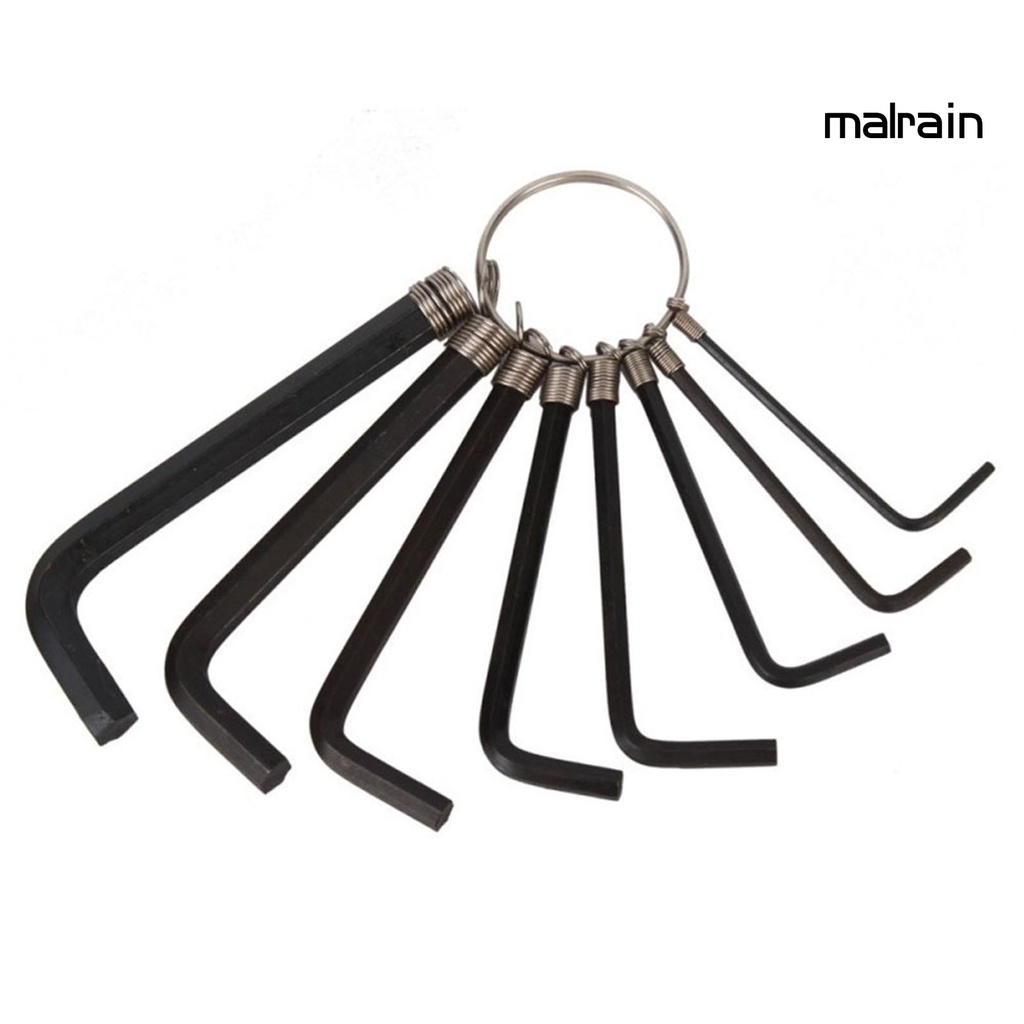 Set 8 Chìa Khóa Lục Giác Có Móc Treo Tiện Dụng Cho Hoạt Động Ngoài Trời