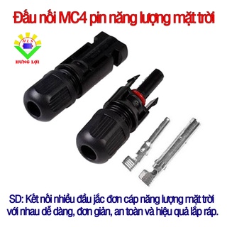 Đầu nối MC4 10 (bộ) pin năng lượng mặt trời