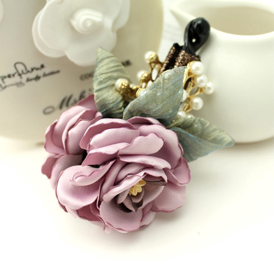 Kẹp Tóc Nữ Đính Hoa Thời Trang Hàn Quốc Xinh Xắn