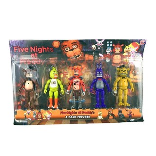 Huichengr Five Nights at Freddy &#Set 39 Mô Hình Nhân Vật Bonnie Chica Foxy Bear 5.5"