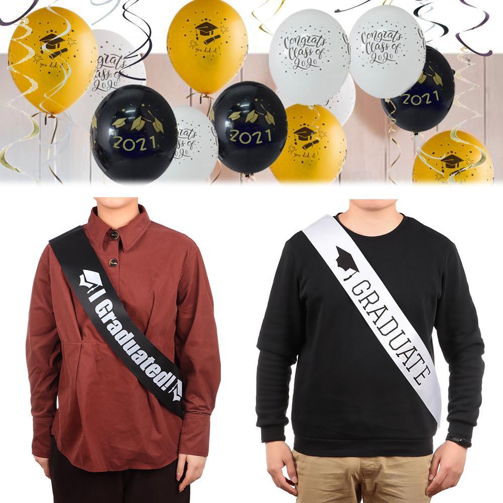 CONOPERY I GRADUATED Mới Dây Đeo Chéo Satin Mừng Trường Trung Học Trung Học