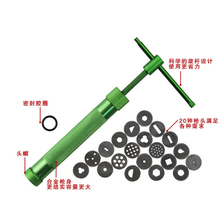 Dụng Cụ Ép Đất Sét Mềm Bằng Hợp Kim Sứ