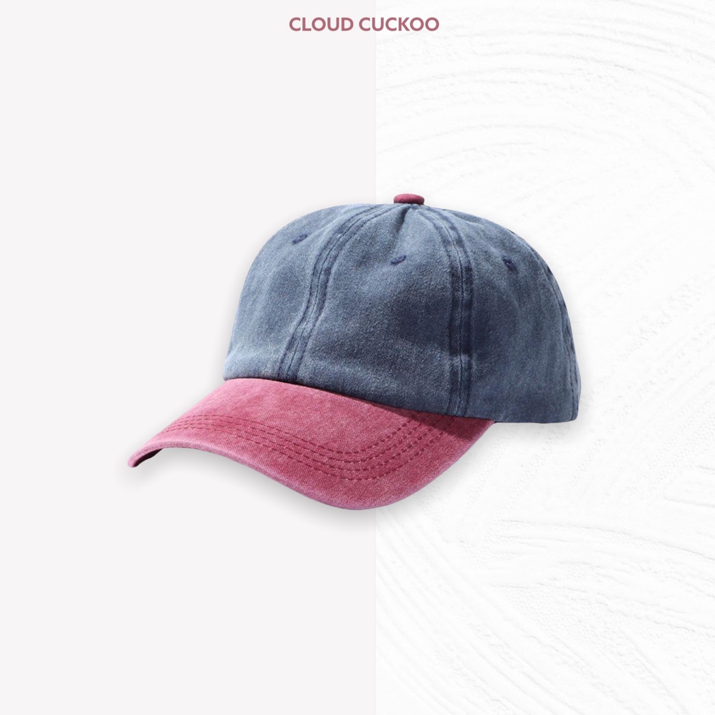 Mũ Lưỡi Trai Loang Sơn Tie Dye Pha 2 Mầu Hàng Quảng Châu Cao Cấp - Mã Số: LT0608