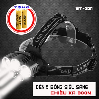 Đèn pin đội đầu siêu sáng