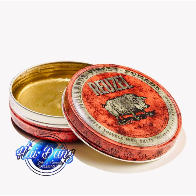 [CHÍNH HÃNG] [NHẬP KHẨU] Sáp vuốt tóc Reuzel Red Pomade 113g | Hàng chính hãng nhập khẩu từ Hà Lan