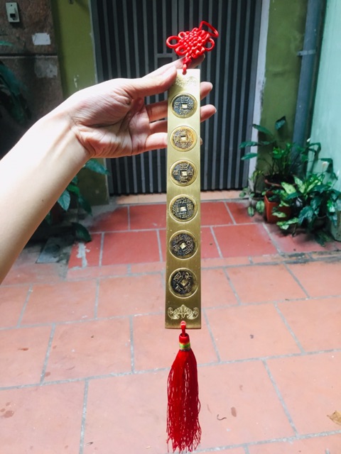 Thước lục đế ngũ đế dài 20cm vật phẩm phong thuỷ tài lộc
