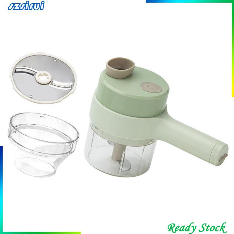 Máy Nghiền Gừng / Tỏi Kèm Sạc USB Tiện Dụng Cho Nhà Bếp