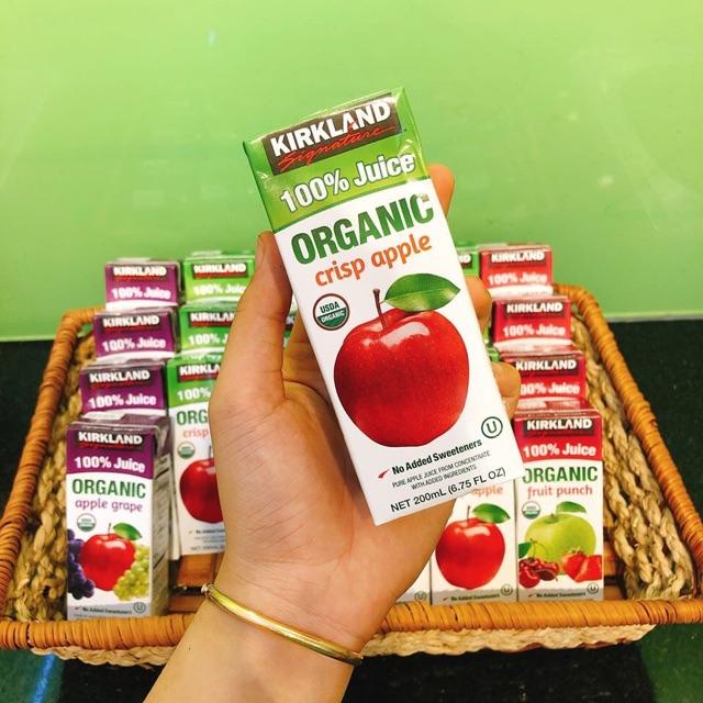 Nước ép trái cây hữu cơ Kirkland 200ml  - USDA