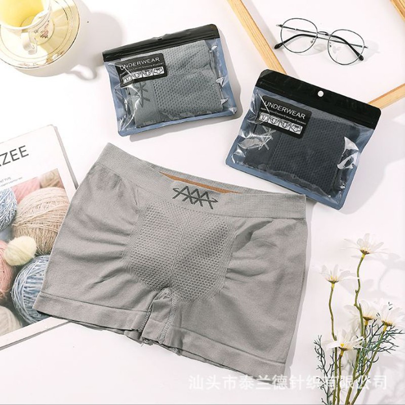 Quần lót nam Boxer quần sịp đùi nam chất liệu Cotton cao cấp co dãn 4 chiều 5D