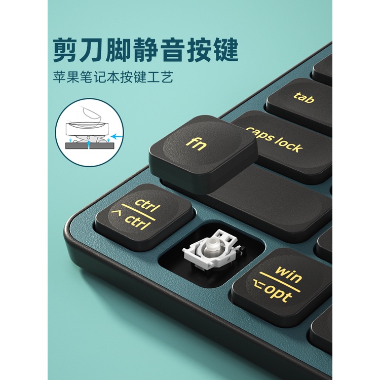 Bộ Bàn Phím Và Chuột Không Dây Kết Nối bluetooth type-c 2.4g hd305cl