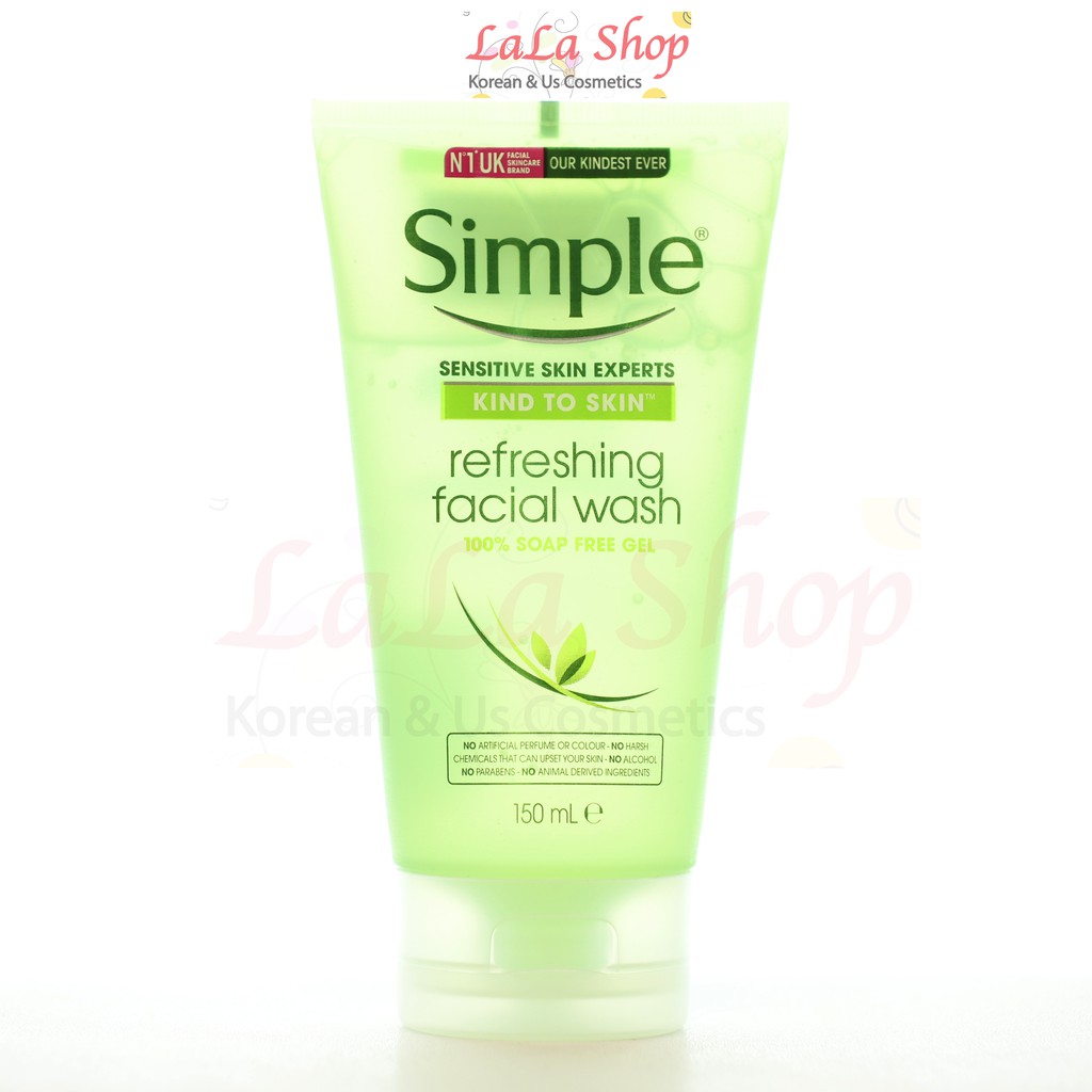 Sữa rửa mặt Simple Kind to Skin Refreshing Facial Wash