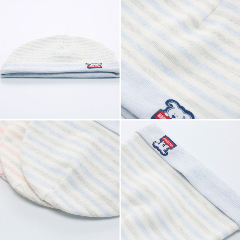 Mũ Trùm Đầu Bằng Cotton Mềm Mại Giữ Ấm Cho Bé 0-6 Tháng Tuổi