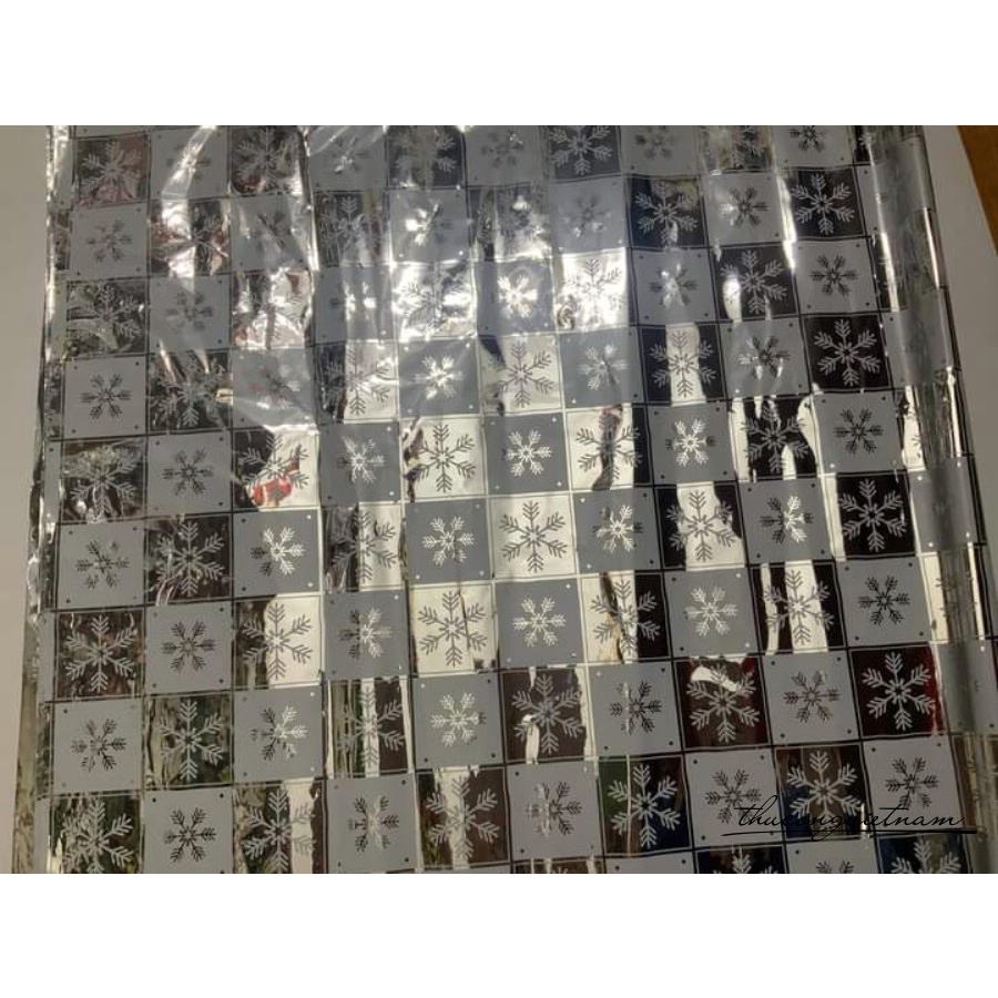 Giấy kiếng gói quà Hàn Quốc họa tiết Giáng Sinh