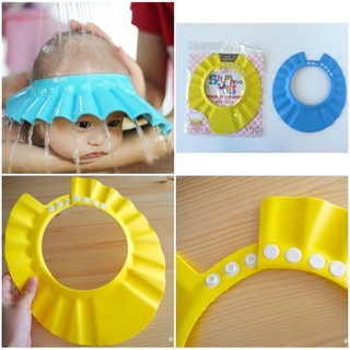 Mũ chắn nước gội đầu kèm bịt tai cho bé