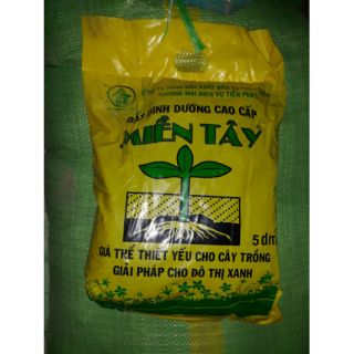 Đất dinh dưỡng cao cấp - Thể tích: 5dm3