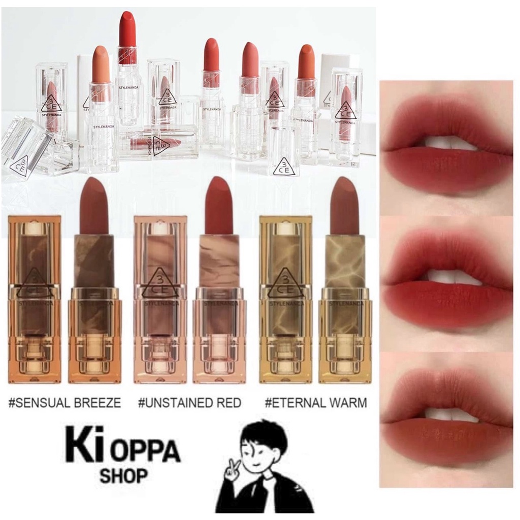 [LIMITED] Son lì 3CE Soft Matte Lipstick