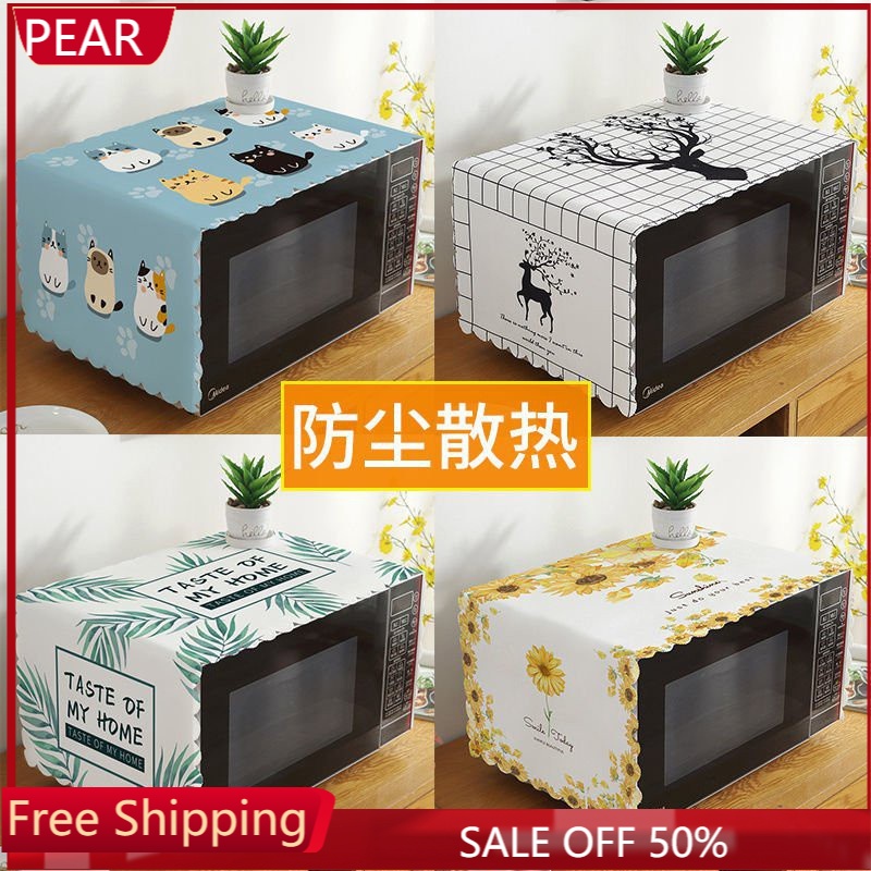 Tấm phủ lót lò vi sóng lò nướng chống bụi, chống thấm ,chống dầu mỡ decor bếp