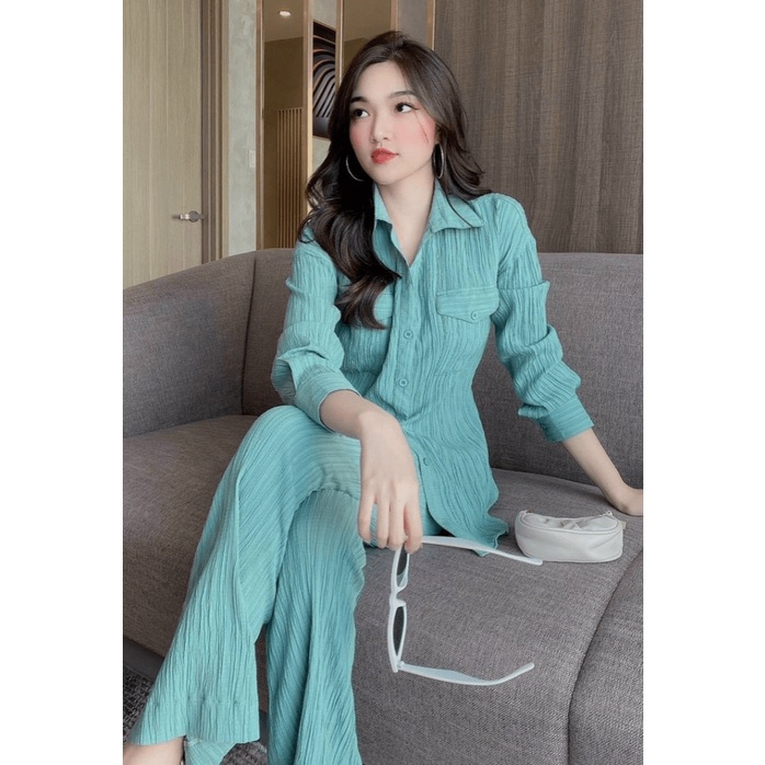 (HCM) SET BỘ DỒ ĐI CHƠI NỮ DÀI SANG CHẢNH TÔN DÁNG SÀNH ĐIỆU THỜI TRANG CHO CÁC CHỊ EM KME STORE