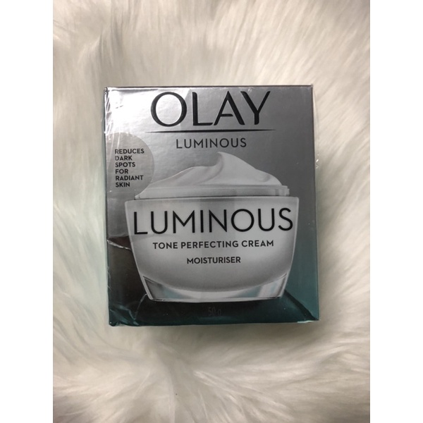 Kem dưỡng trắng giảm tàn nhang đốm nâu Olay Regenerist Luminous Tone Perfecting Face Cream 50g. Hàng Úc