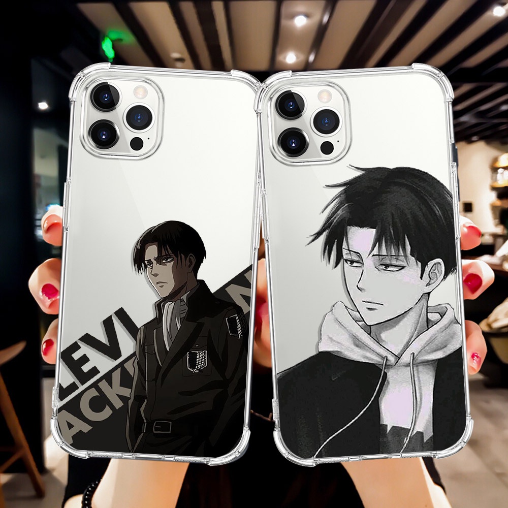 Ốp Điện Thoại Dẻo Họa Tiết Hoạt Hình Attack on Titan Cho iPhone 13 Pro Max 12 11 lPhone 7 8 Plus XS