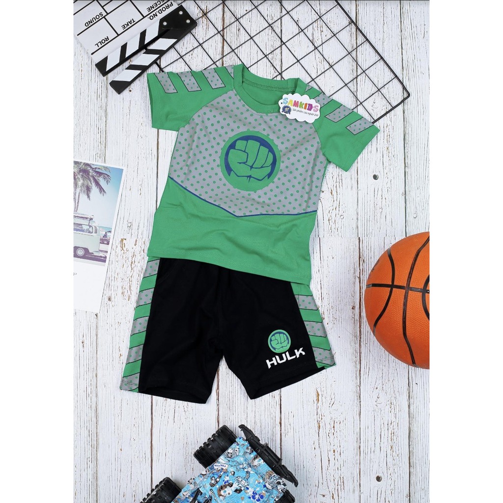 Bộ lửng siêu nhân bé trai hulk hàng samkids