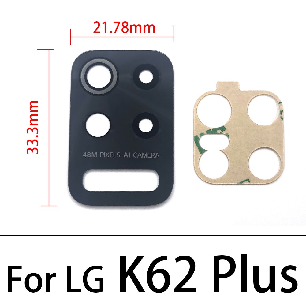 Set 2 Kính Cường Lực Cho Camera Sau Điện Thoại Lg K51 K62 Plus V20 V30 G2 G5 G6 G7 Q6 K8 2017