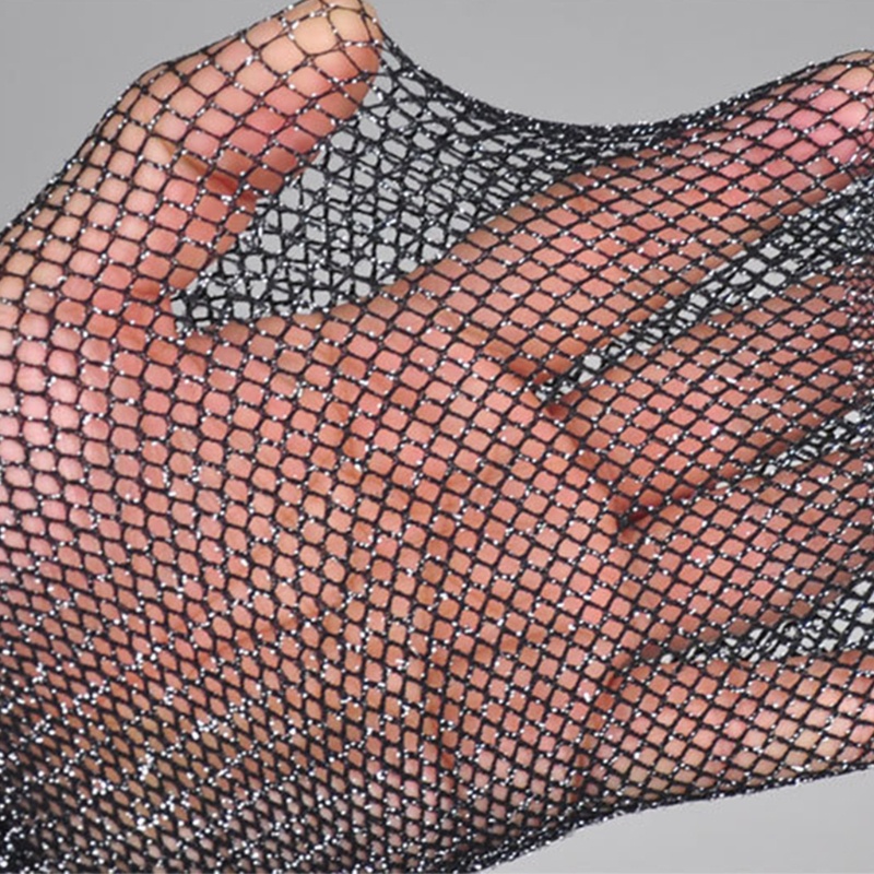 Quần Vớ LướI ĐíNh Kim Sa LấP LáNh ThờI Trang Cho Nữ