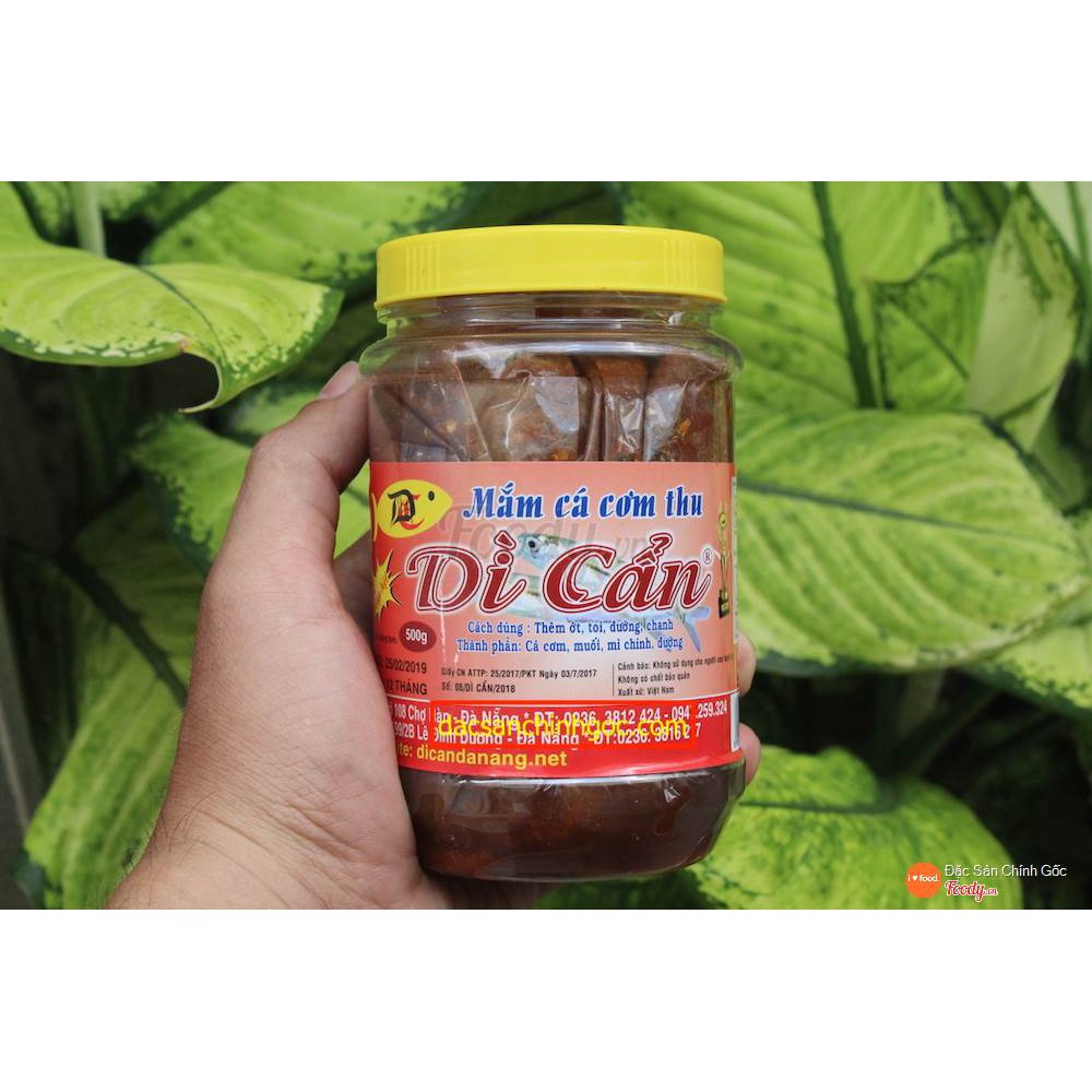 Q10 - Mắm Cá Cơm Thu Dì Cẩn Đà Nẵng 500g (đảm bảo chính gốc)