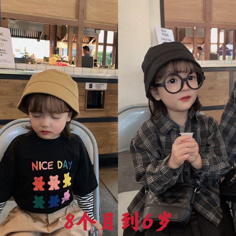Nón Bucket Chống Nắng Phong Cách Hàn Quốc Thời Trang Xuân Thu Cho Bé Trai Và Gái