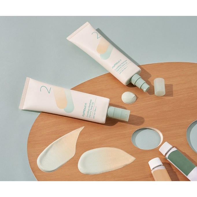 Kem dưỡng nâng tone NUMBUZIN GOODBYE REDNESS DERMA TONEUP