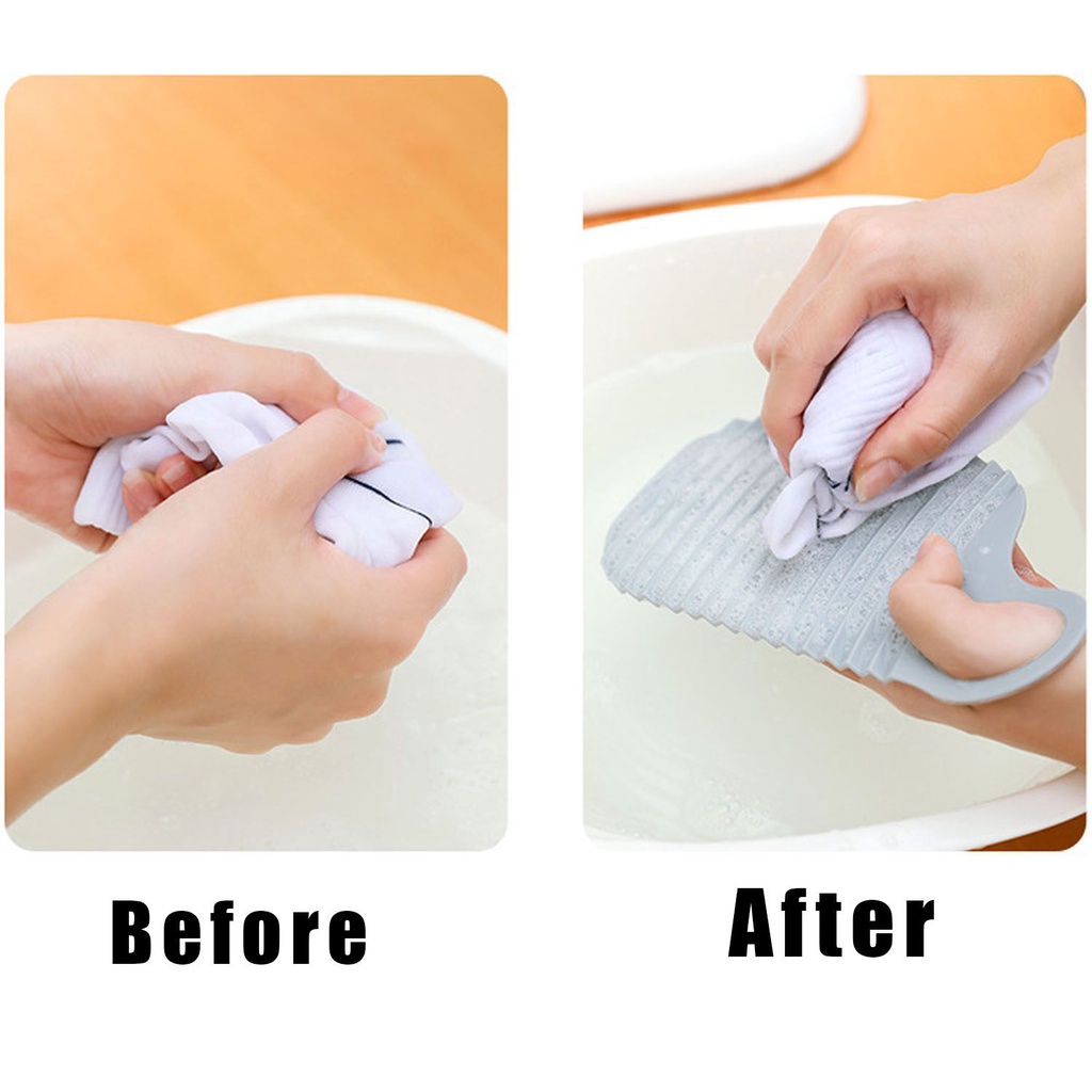 Bảng giặt đồ mini bằng PE chống trượt nhiều màu tiện dụng mang theo đi du lịch