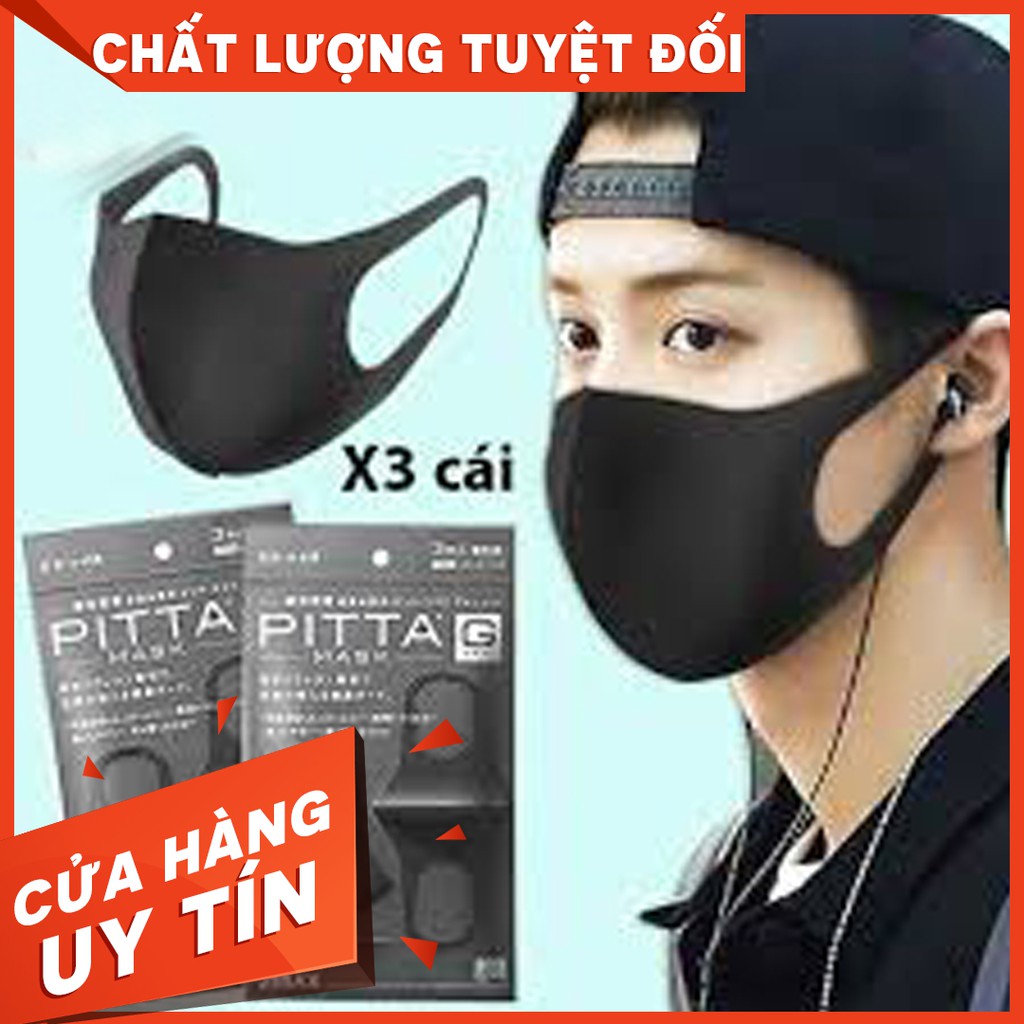 Khẩu Trang Pita Mask Kháng Bụi Set 3 Chiếc | BigBuy360 - bigbuy360.vn
