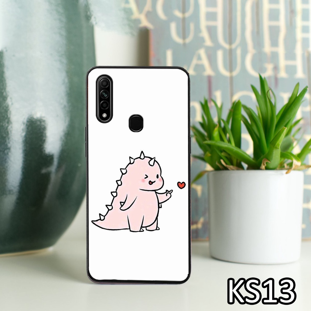 [SIÊU ƯU ĐÃI] Ốp lưng Oppo A8/A31/A91-2020 in hình chú khủng long siêu đẹp, độc, lạ_KINGSTORE.HN_Ốp lưng điện thoại